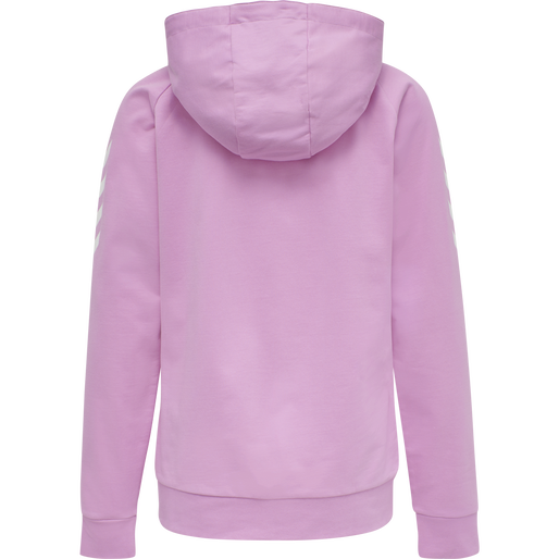 HUMMEL GO COTTON ZIP HOODIE WOMAN, ORCHID, packshot