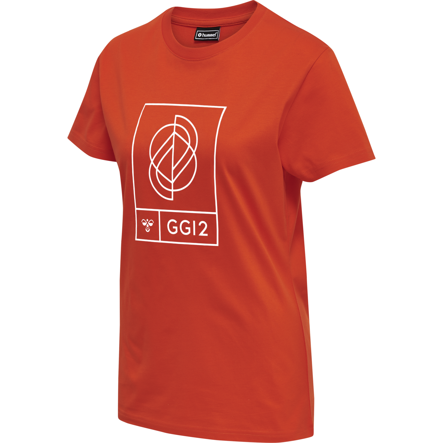 hmlGG12 T-SHIRT S/S WOMAN, CHERRY TOMATO, packshot