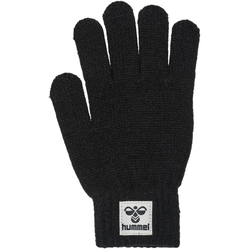 hmlKVINT GLOVE 3 PK, BLACK/GREY MELANGE, packshot