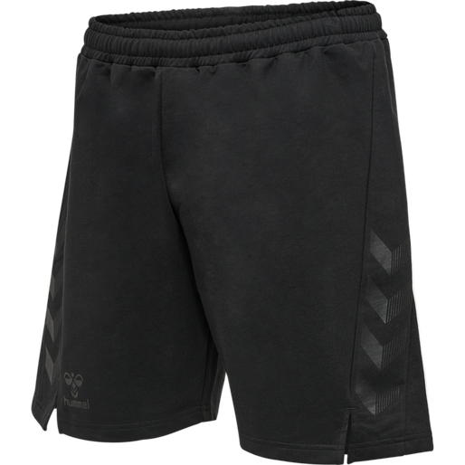 hmlOFFGRID COTTON SHORTS, JET BLACK, packshot