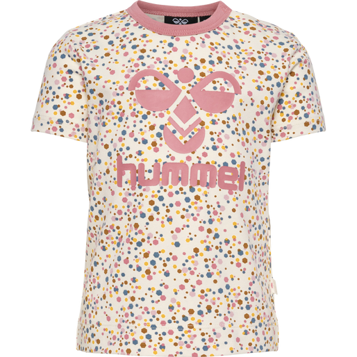 hmlKAREN AOP T-SHIRT S/S, TURTLEDOVE, packshot