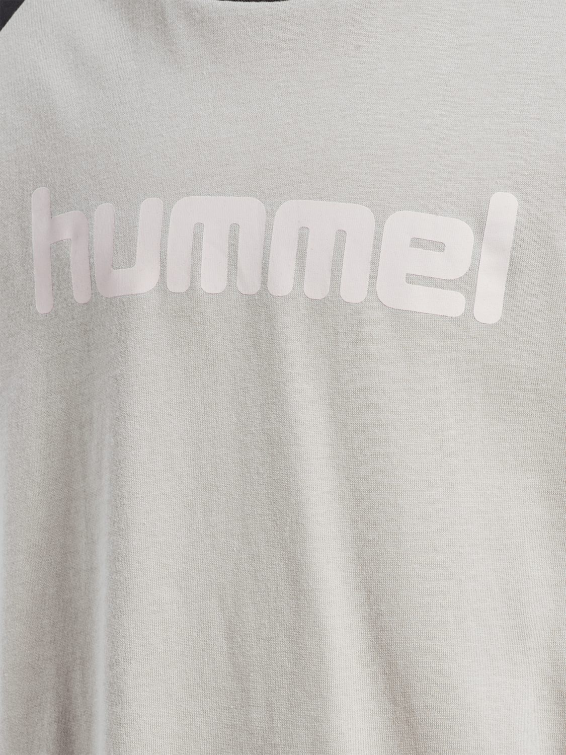 hmlJR LOGO T-SHIRT L/S, EBONY, packshot