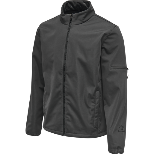 hmlNORTH SOFTSHELL JACKET, ASPHALT, packshot