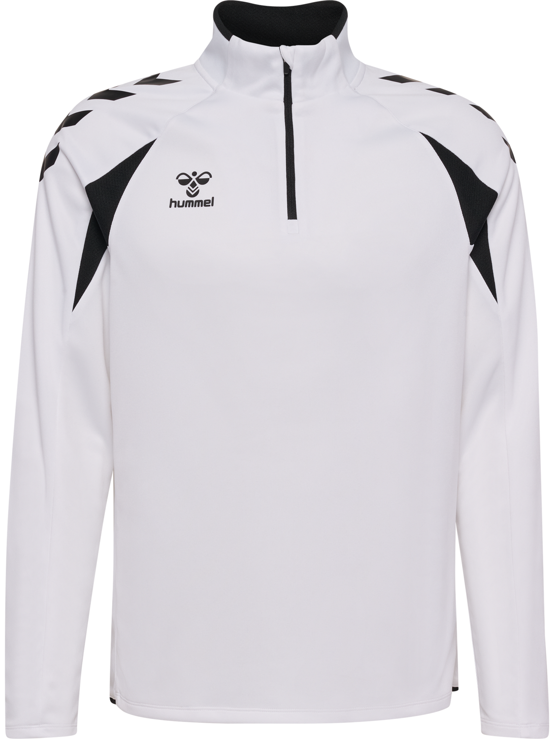 hmlCORE 2.0 HALF ZIP, WHITE/BLACK, packshot