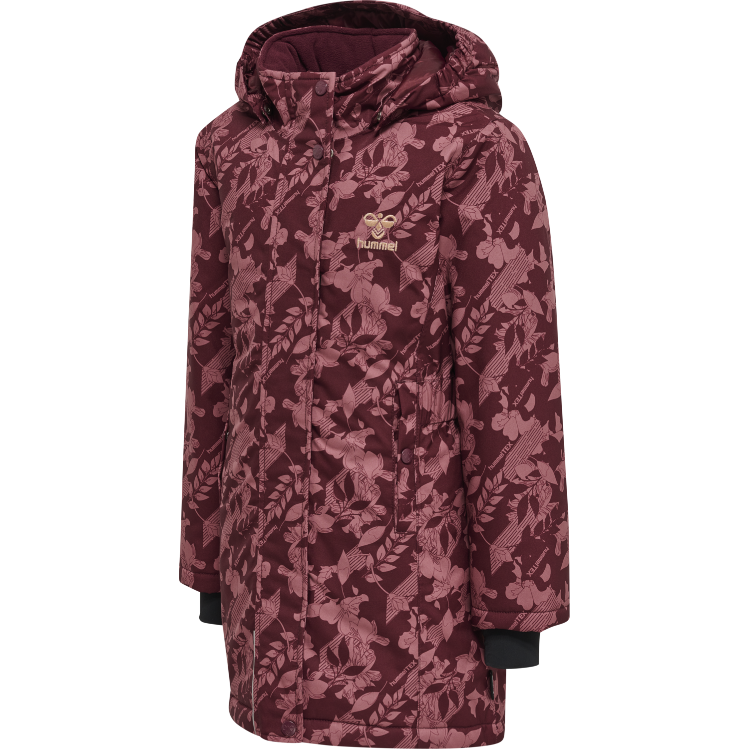 hmlALMA TEX COAT, WINDSOR WINE, packshot