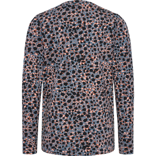 hmlMEJSE T-SHIRT L/S, BLUE MIRAGE hmlMEJSE T-SHIRT L/S, BLUE MIRAGE, packshot