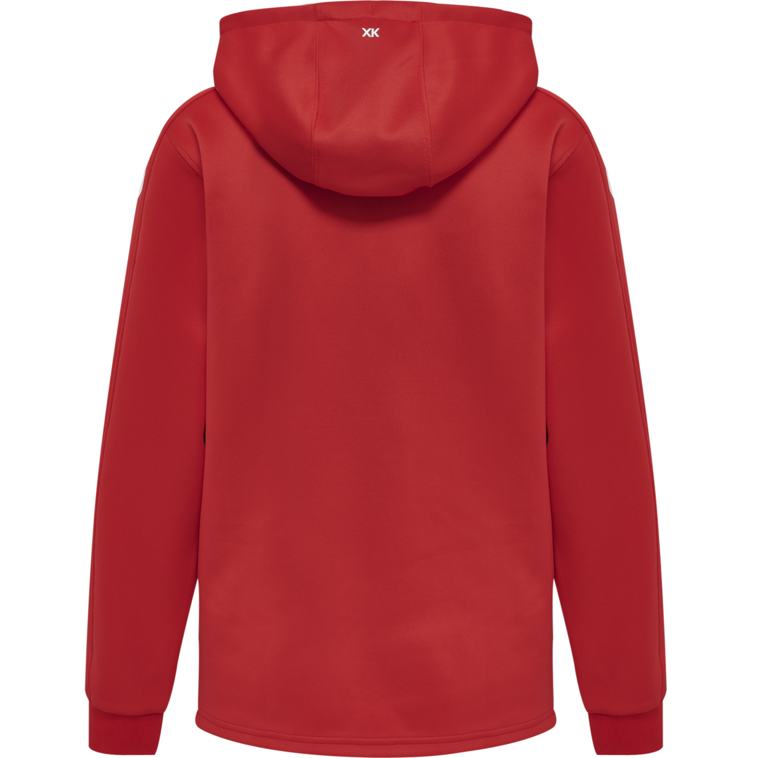 hmlCORE XK POLY ZIP HOOD SWEAT WOMA, TRUE RED, packshot