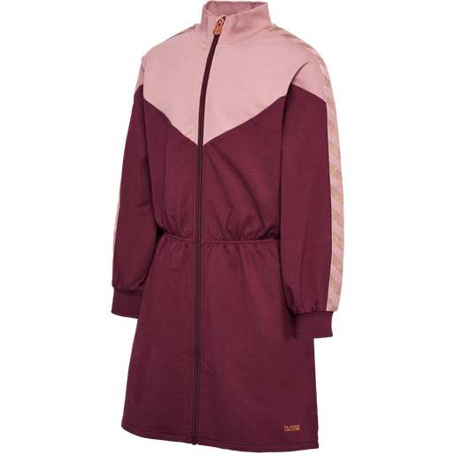 hmlALVILDA ZIP DRESS, WINDSOR WINE, packshot