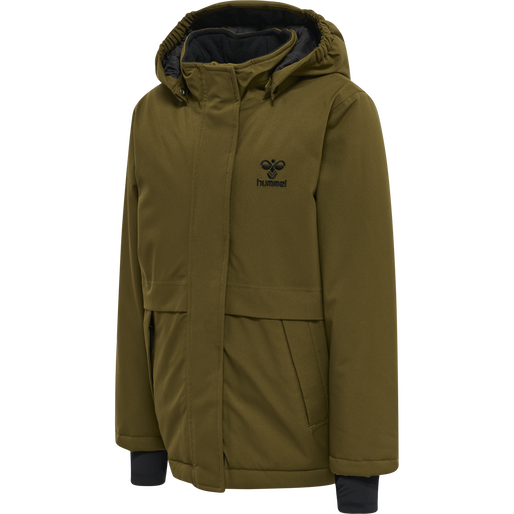 hmlURBAN TEX JACKET, DARK OLIVE, packshot