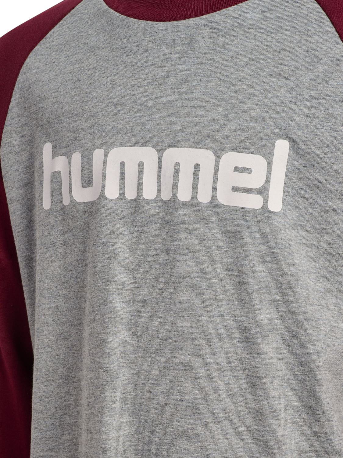 hmlJR LOGO T-SHIRT L/S, CHOCOLATE TRUFFLE, packshot
