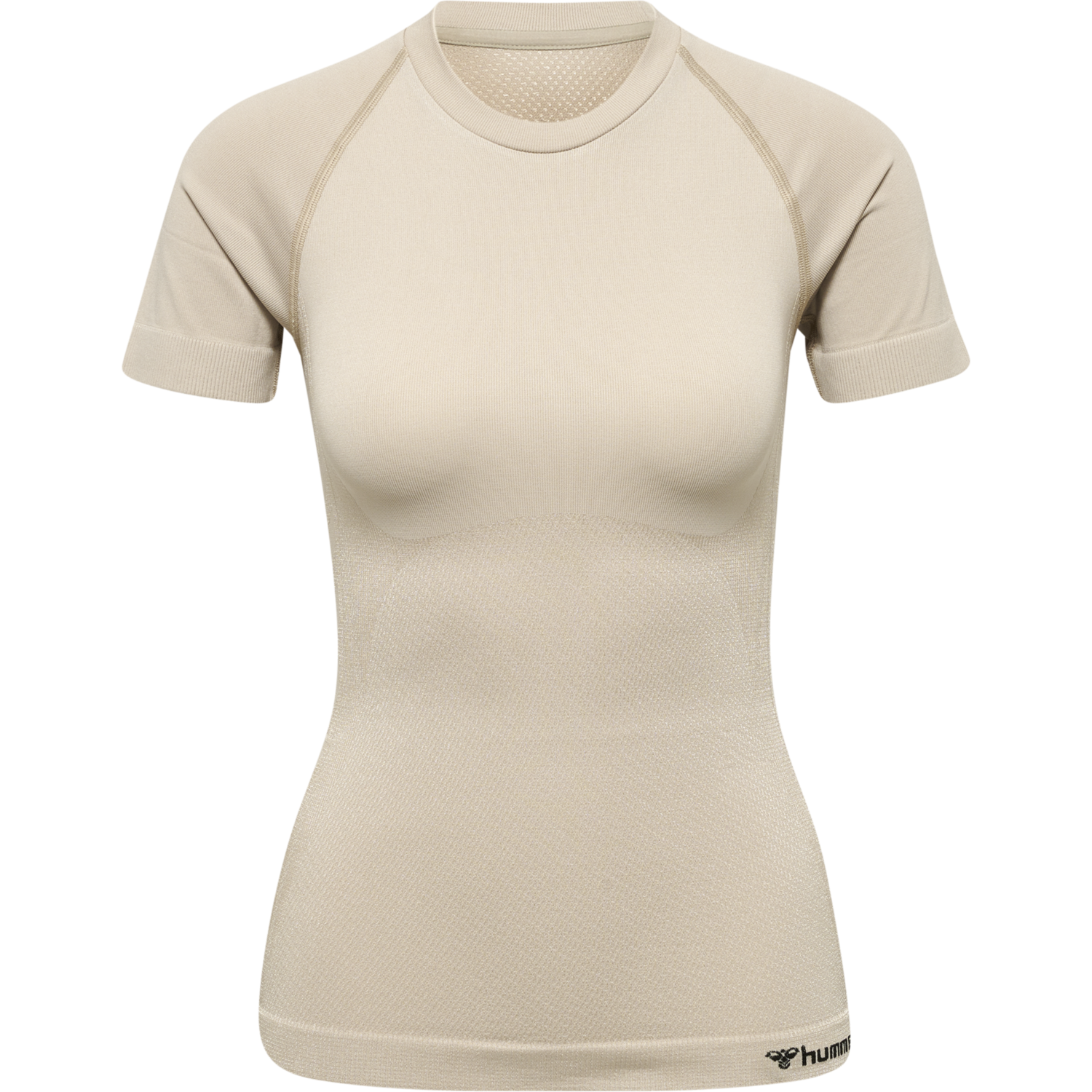 hmlCLEA SEAMLESS TIGHT T-SHIRT, CHATEAU GRAY, packshot
