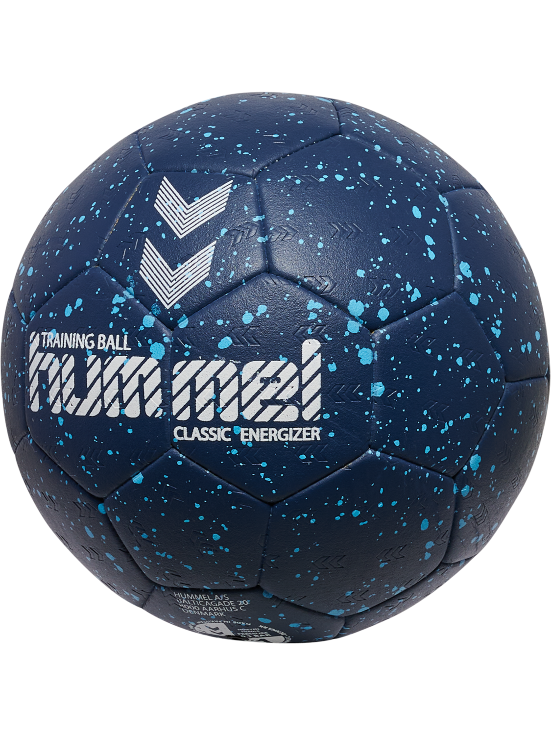 Hummel HmlCLASSIC Energizer HB NEON – Pallone Da Gioco Navy Blue Fish Con Rivestimento In PU E Schiuma Morbida TPE, Taglia 3