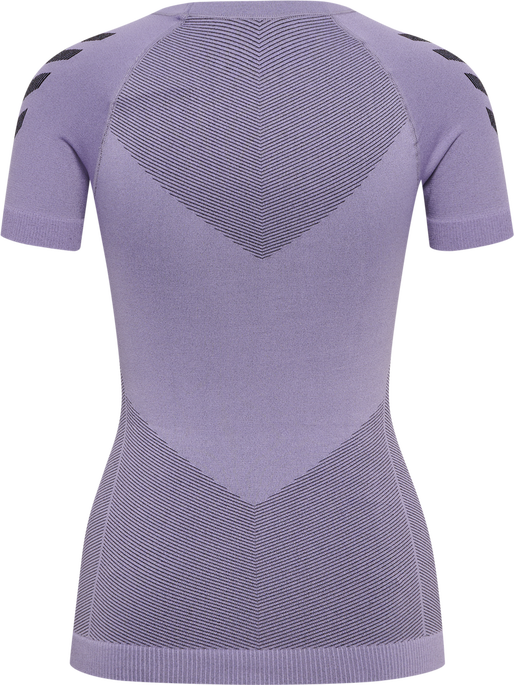 HUMMEL FIRST SEAMLESS JERSEY S/S W, LAVENDER MELANGE, packshot