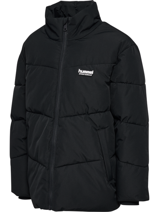 hmlJR PUFFER JACKET, BLACK hmlJR PUFFER JACKET, BLACK, packshot