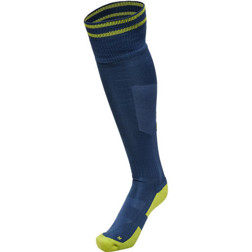ELEMENT FOOTBALL SOCK , DARK DENIM/LIME PUNCH, packshot