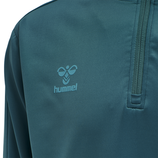 hmlCORE XK HALF ZIP POLY SWEAT, BLUE CORAL hmlCORE XK HALF ZIP POLY SWEAT, BLUE CORAL, packshot