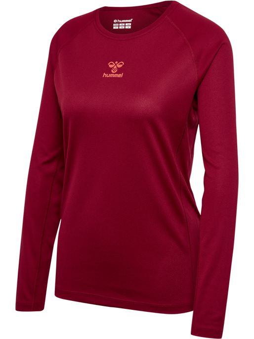 hmlSPRINT MESH T-SHIRT L/S WOMAN, 4863, packshot