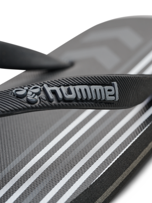 MULTI STRIPE FLIP FLOP, BLACK, packshot