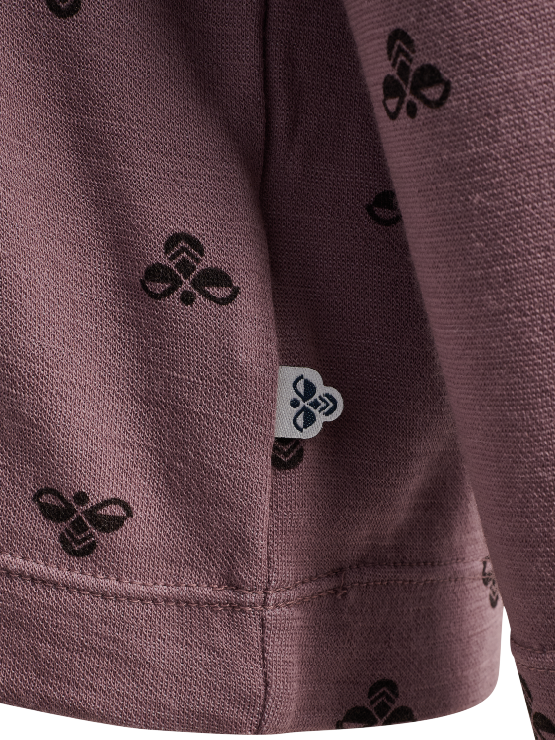 hmlMINI WOOL T-SHIRT L/S, TWILIGHT MAUVE, packshot