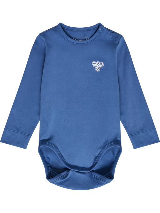 hmlMINI SOLID BODY L/S BEE, DUTCH BLUE hmlMINI SOLID BODY L/S BEE, DUTCH BLUE, packshot
