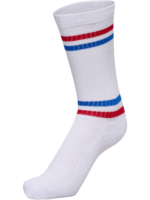 hml3-PACK SOCKS CHEVRON HIGH RETRO, WHITE/BARBADOSCHERRY/EDEN/SKYD, packshot