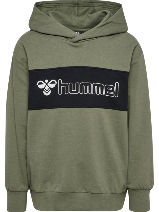 hmlATLAS HOODIE, DUSTY OLIVE, packshot