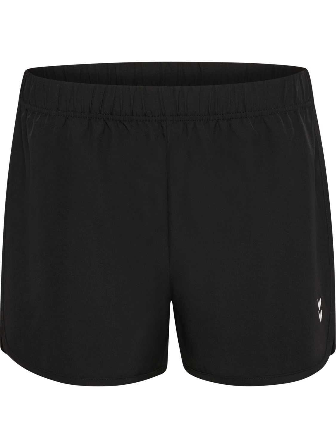hmlTRAINING W CURVED SHORTS, BLACK, packshot