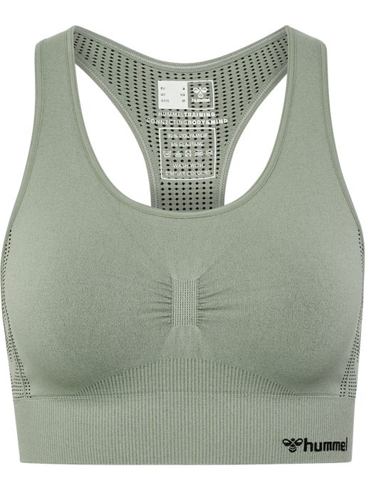 hmlMT SHAPING SEAMLESS SPORTS TOP, SEAGRASS, packshot