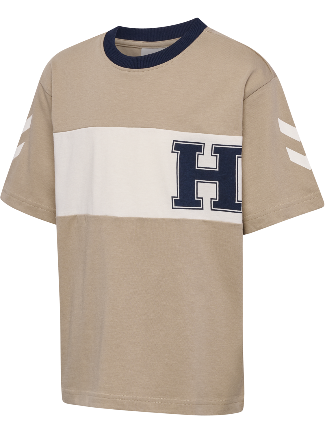 hmlROBIN LOOSE T-SHIRT S/S, COBBLESTONE, packshot