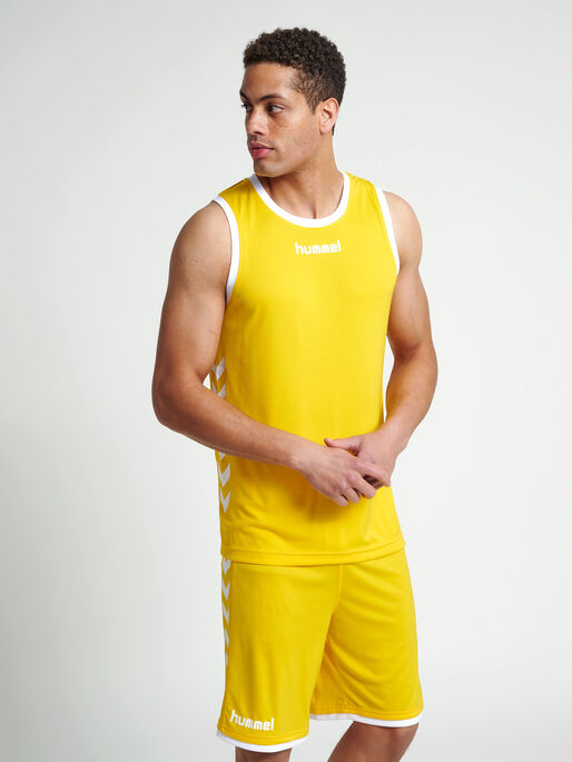 CORE BASKET JERSEY, SPORTS YELLOW, model