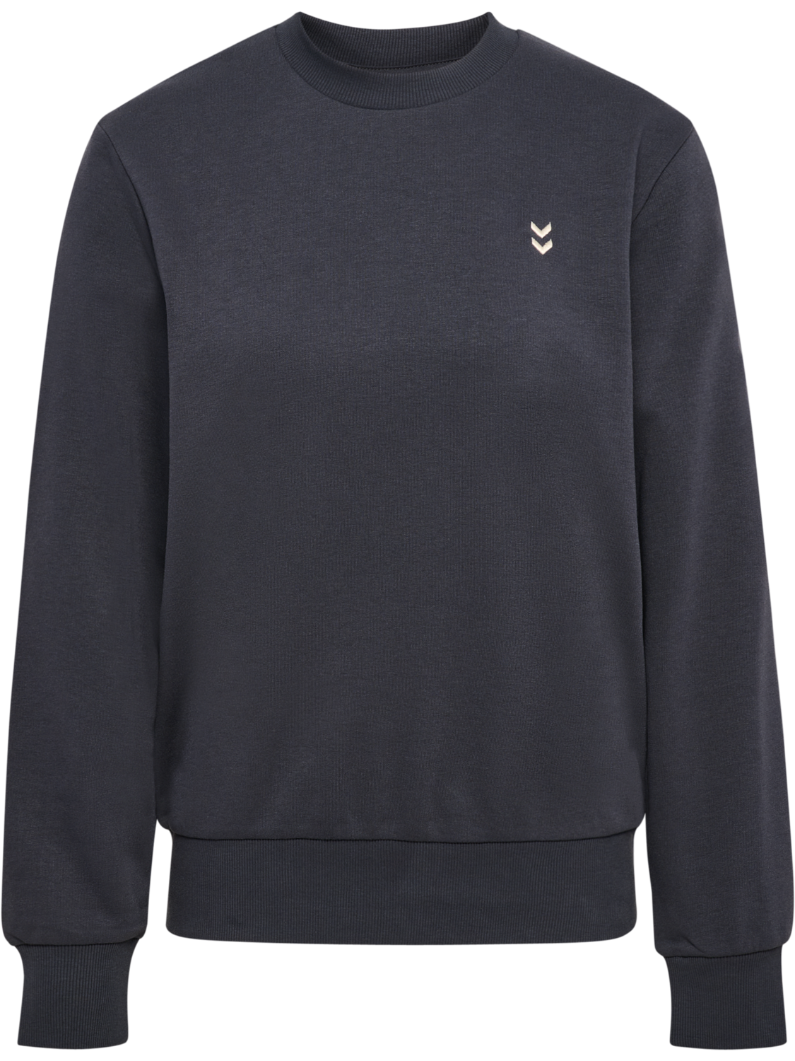 hmlPULSE W SWEAT CREWNECK, EBONY, packshot