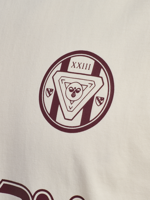 hmlLOOSE COTTON T-SHIRT S/S 23, TOFU hmlLOOSE COTTON T-SHIRT S/S 23, TOFU, packshot