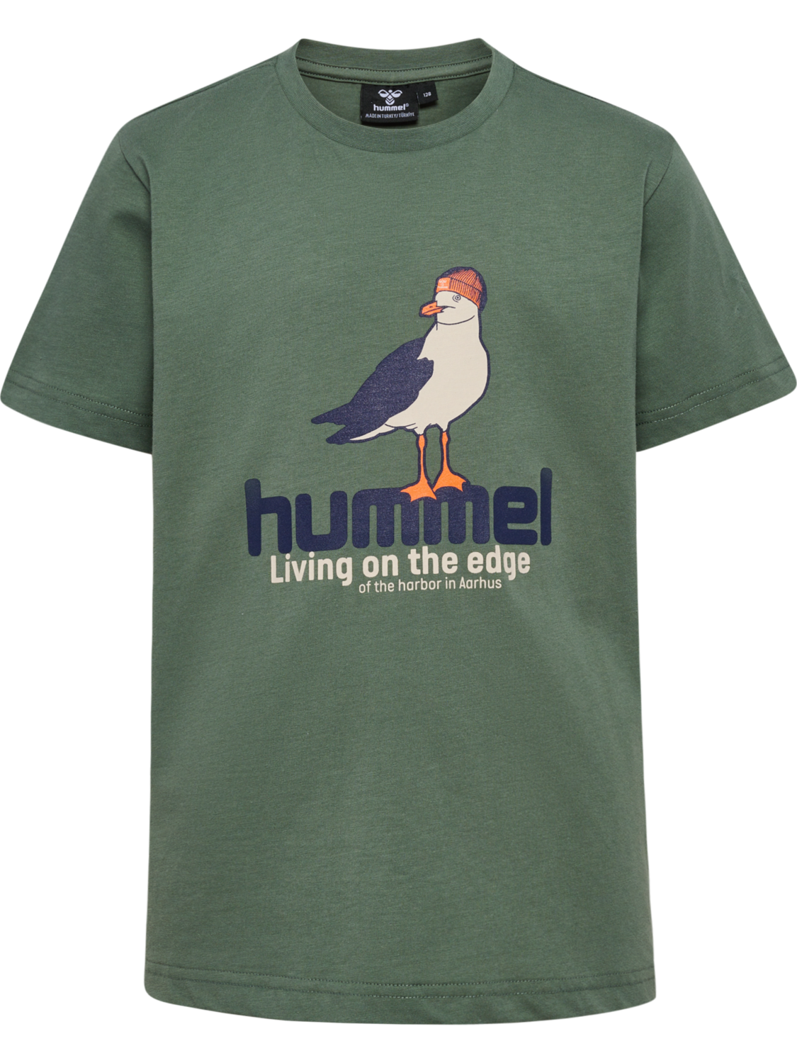 hmlPRINT T-SHIRT S/S, LAUREL WREATH/BLACK IRIS, packshot