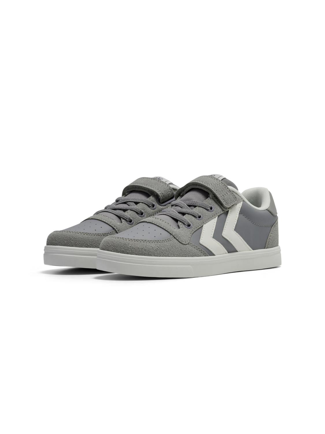 SLIMMER STADIL LEATHER LOW JR, ALLOY, packshot