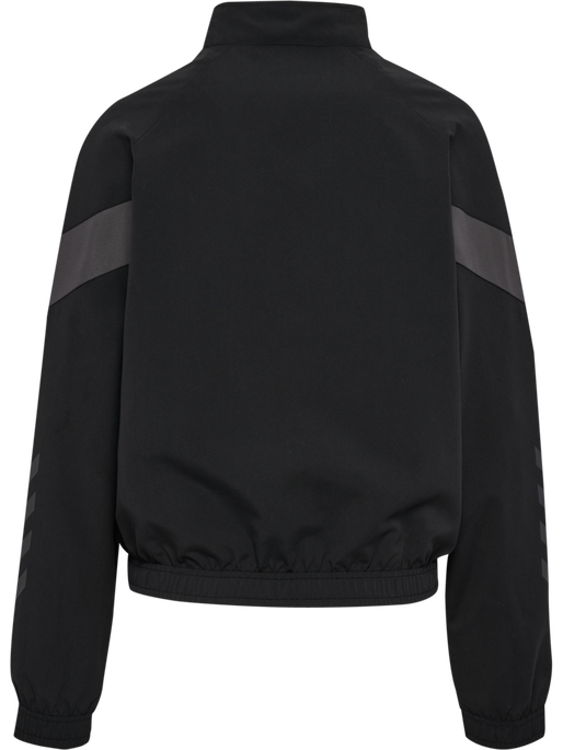 hmlTRAVEL WOVEN JACKET WOMAN, BLACK, packshot
