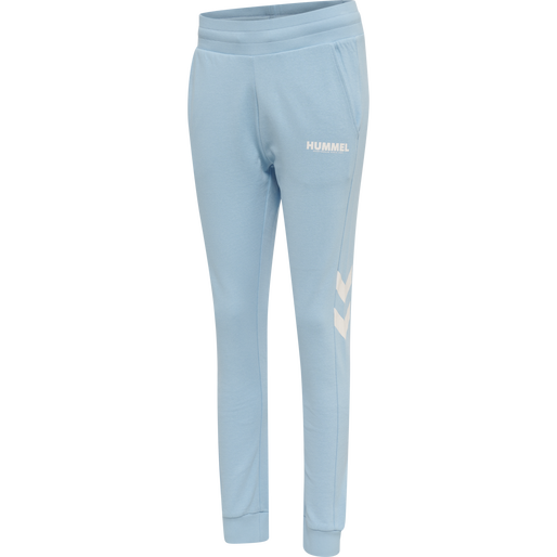hmlLEGACY WOMAN TAPERED PANTS, PLACID BLUE, packshot
