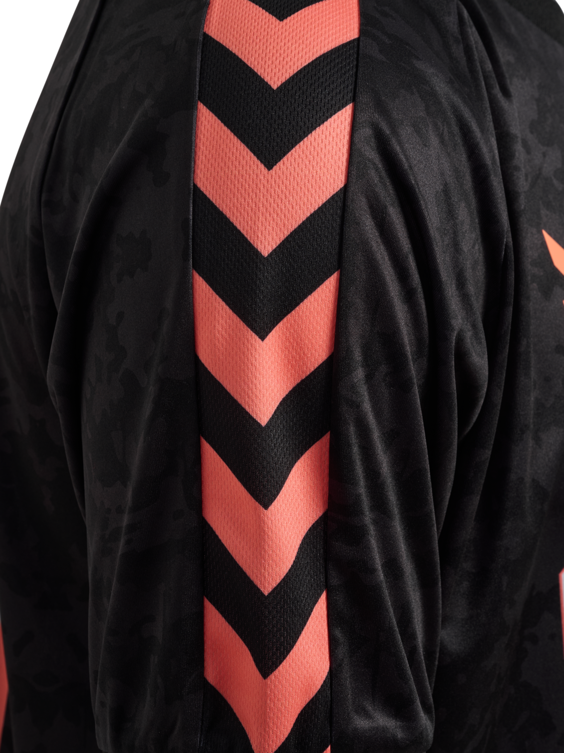 hmlSOAD TOUR 26 CAMO JERSEY S/S, BLACK/ORANGE, packshot