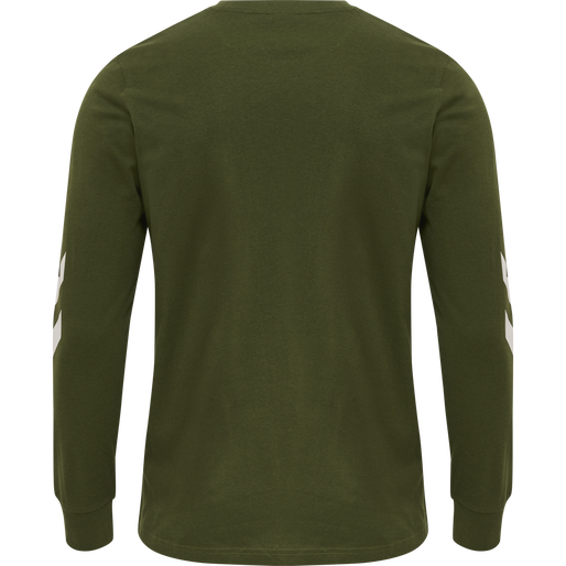 hmlLEGACY T-SHIRT L/S, RIFLE GREEN, packshot