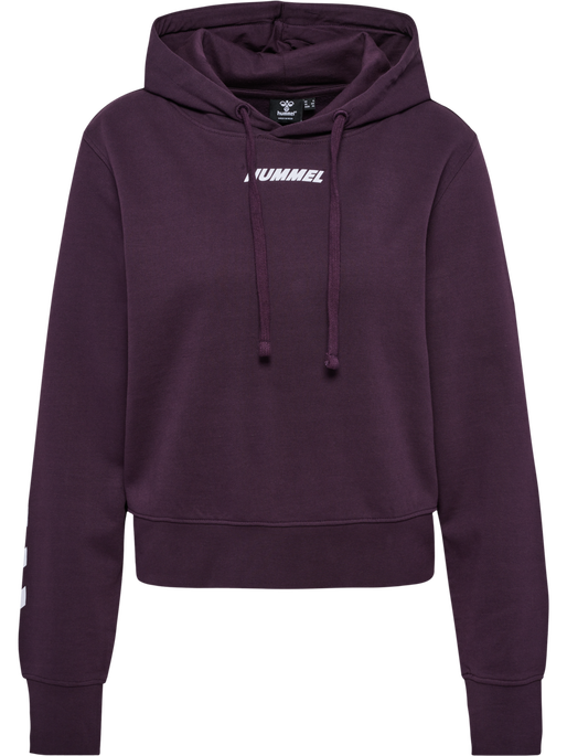 hmlELEMENTAL SHORT HOODIE WOMAN, PLUM PERFECT hmlELEMENTAL SHORT HOODIE WOMAN, PLUM PERFECT, packshot
