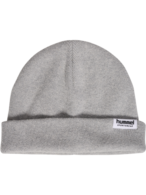 hmlRIB BEANIE SPORTSWEAR, LIGHT GREY MELANGE, packshot