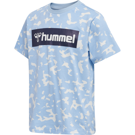 hmlCARTER T-SHIRT S/S, AIRY BLUE, packshot