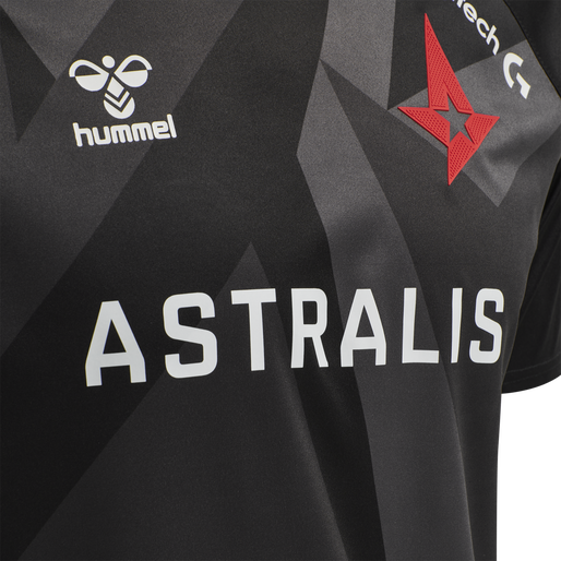 ASTRALIS 20/21 GAME JERSEY S/S_KIDS, BLACK W/LOGO ASTRALIS 20/21 GAME JERSEY S/S_KIDS, BLACK W/LOGO, packshot