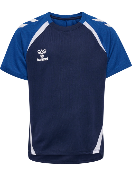 hmlLEAD 2.0 JERSEY S/S KIDS, MARINE/TRUE BLUE, packshot