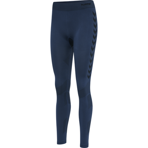 HUMMEL FIRST SEAMLESS TR TIGHTS W, DARK DENIM, packshot