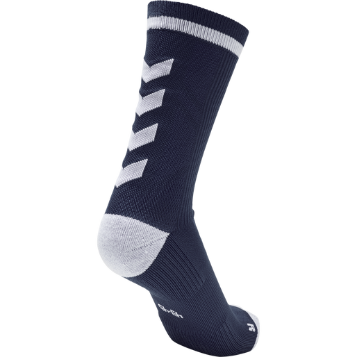 ELITE INDOOR SOCK LOW, NAVY/WHITE, packshot