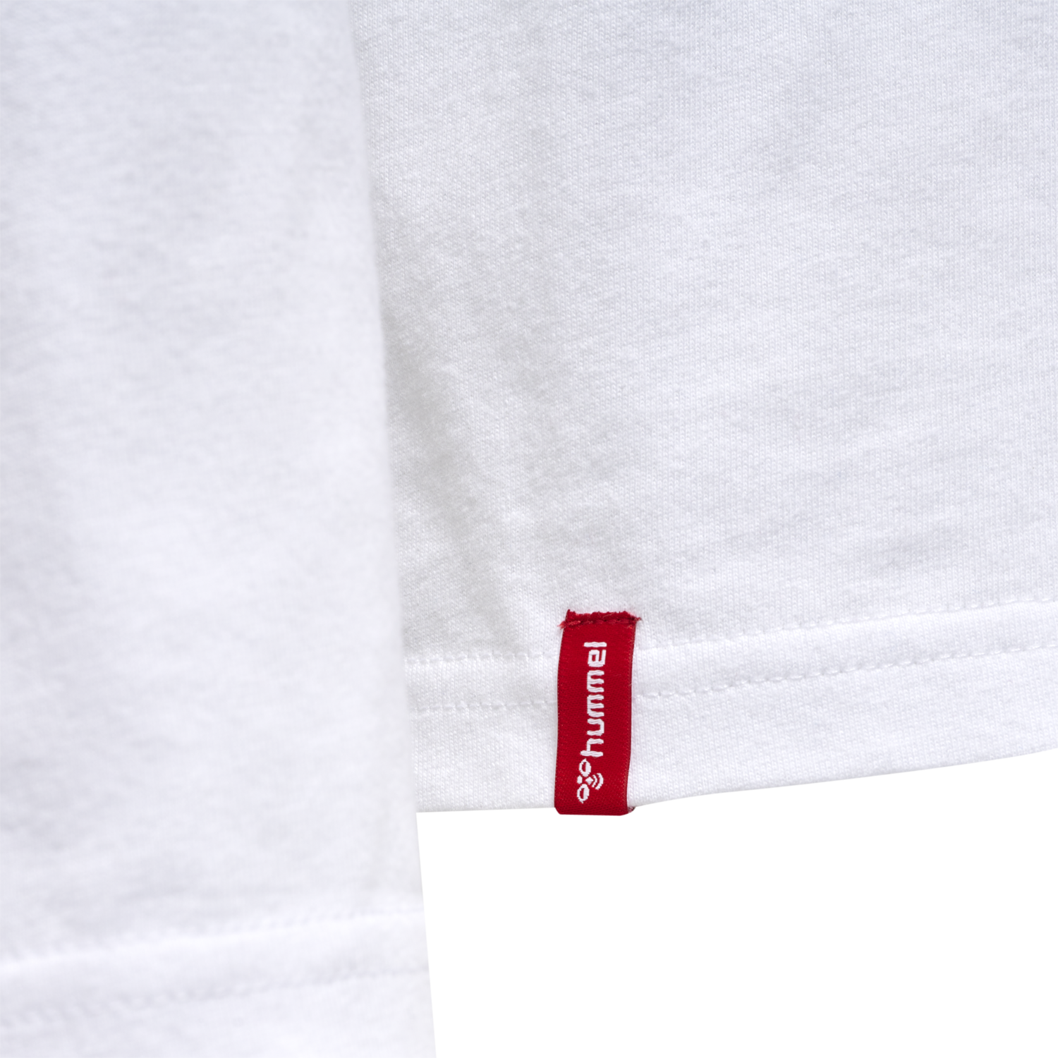 hmlRED HEAVY T-SHIRT L/S, WHITE, packshot