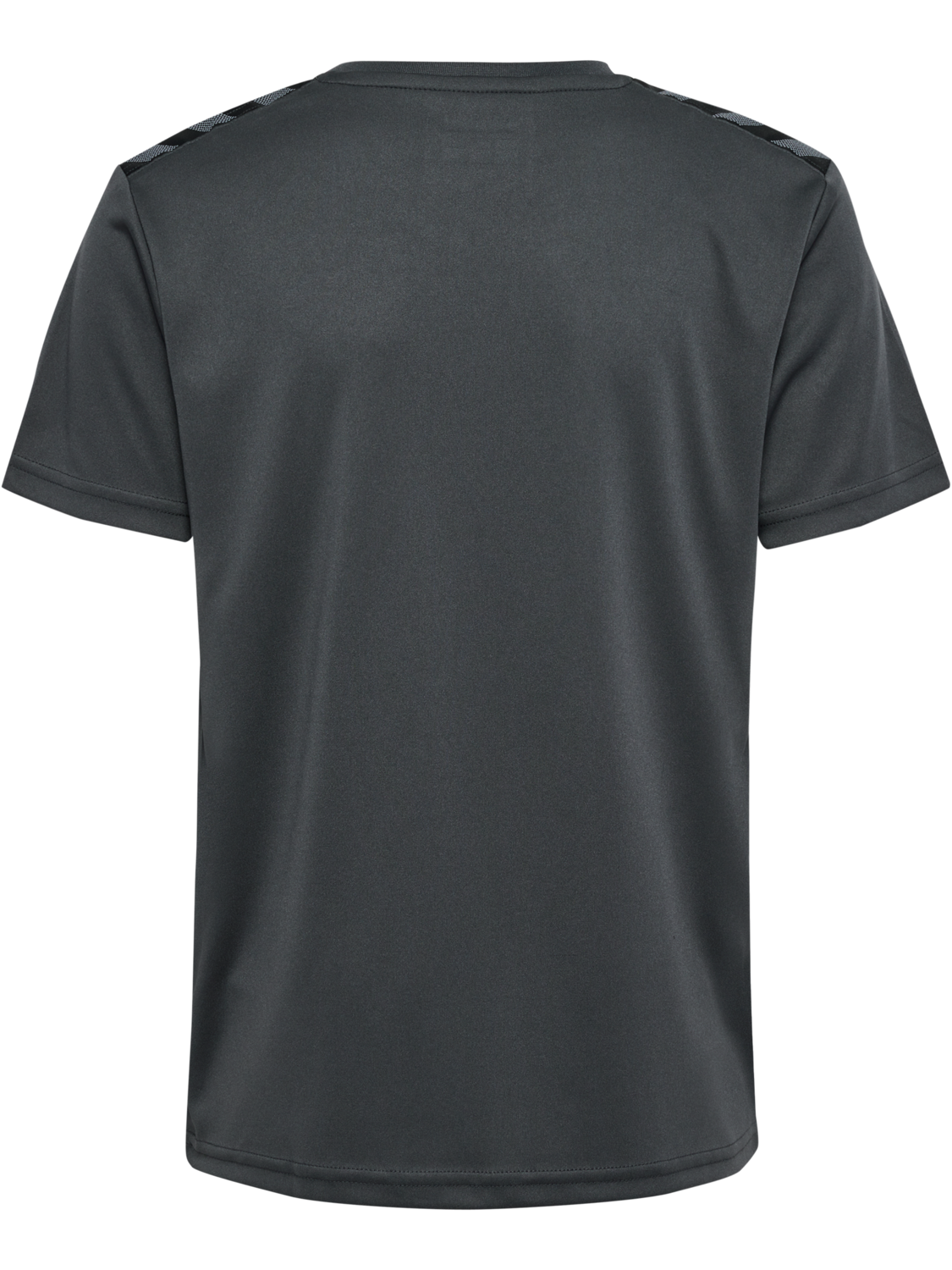 hmlAUTHENTIC PL JERSEY S/S KIDS, ASPHALT, packshot