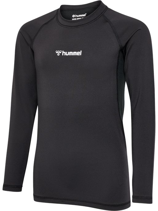 hmlBL PERFORMANCE TEE L/S KIDS, BLACK hmlBL PERFORMANCE TEE L/S KIDS, BLACK, packshot