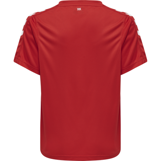 hmlCORE XK POLY JERSEY S/S KIDS, TRUE RED, packshot