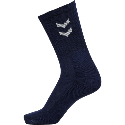 3-Pack Basic Sock, MARINE, packshot